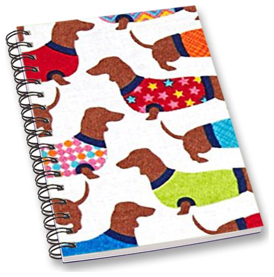 

RADANYA Dog A5 Notebook Wirebound Ruled Paper Diary