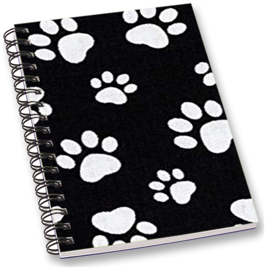 

RADANYA Dog Paw A5 Notebook Wirebound Ruled Paper Diary