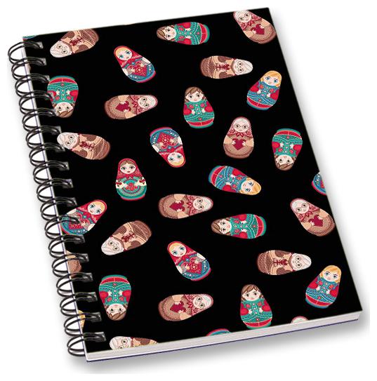

RADANYA Doll A5 Notebook Wirebound Ruled Paper Diary