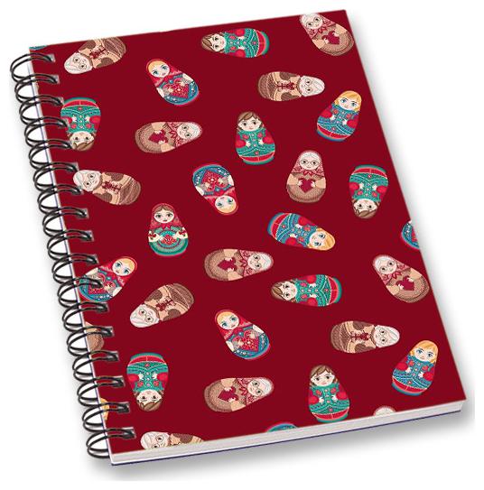 

RADANYA Doll A5 Notebook Wirebound Ruled Paper Diary