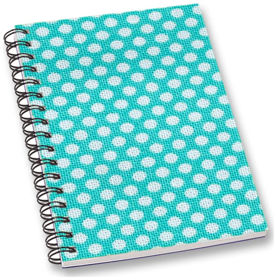 

RADANYA Dot A5 Notebook Wirebound Ruled Paper Diary