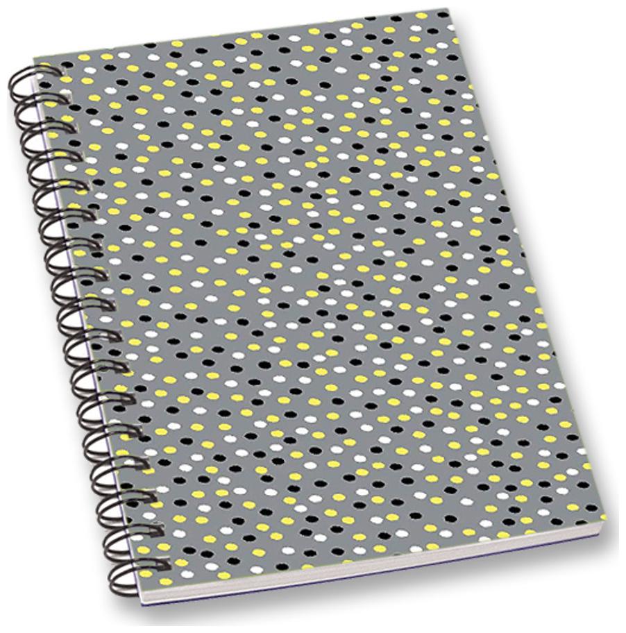 

RADANYA Dot A5 Notebook Wirebound Ruled Paper Diary