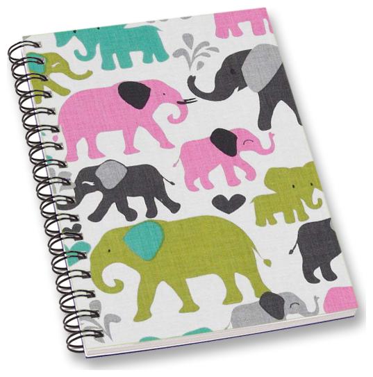 

RADANYA Elephant A5 Notebook Wirebound Ruled Paper Diary