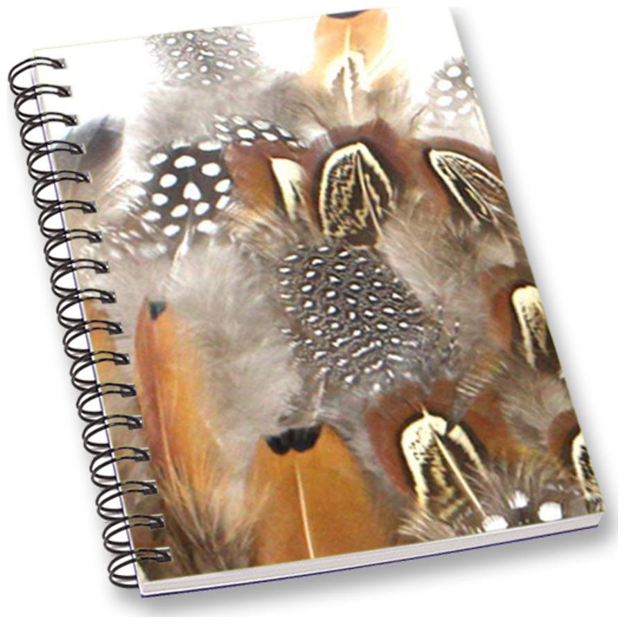 

RADANYA Feather A5 Notebook Wirebound Ruled Paper Diary