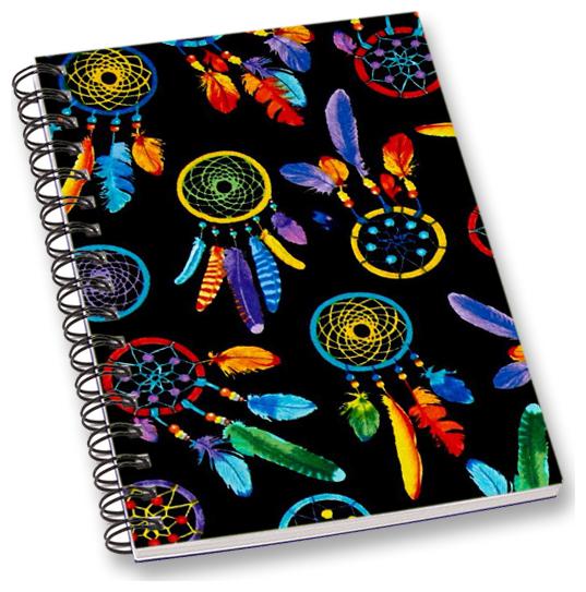 

RADANYA Feather A5 Notebook Wirebound Ruled Paper Diary