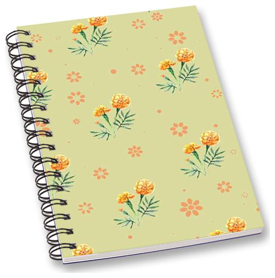 

RADANYA Floral A5 Notebook Wirebound Ruled Paper Diary