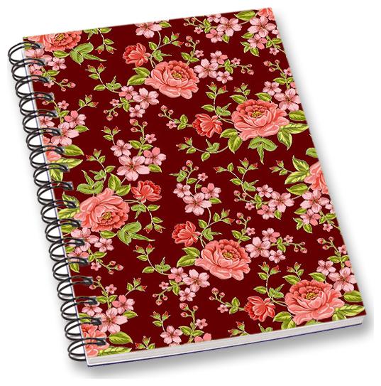 

RADANYA Floral A5 Notebook Wirebound Ruled Paper Diary