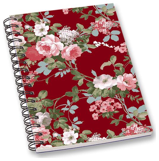 

RADANYA Floral A5 Notebook Wirebound Ruled Paper Diary