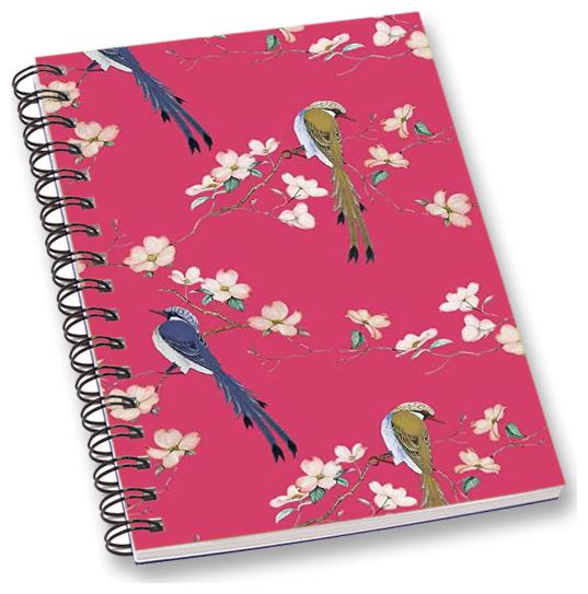 

RADANYA Floral Bird A5 Notebook Wirebound Ruled Paper Diary