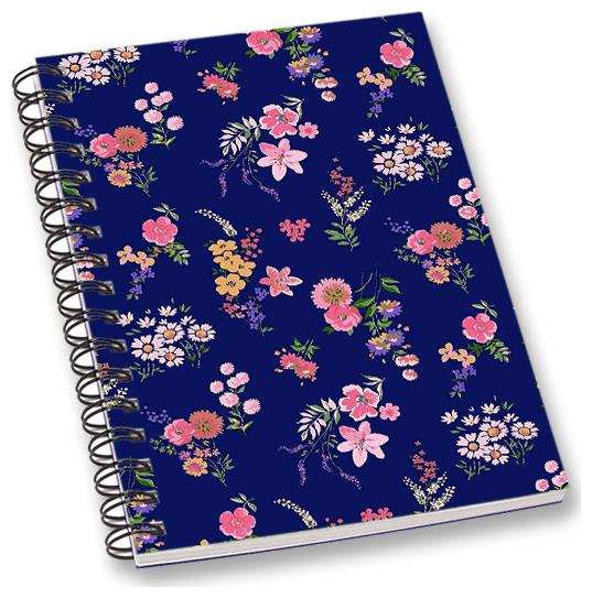 

RADANYA Floral A5 Notebook Wirebound Ruled Paper Diary