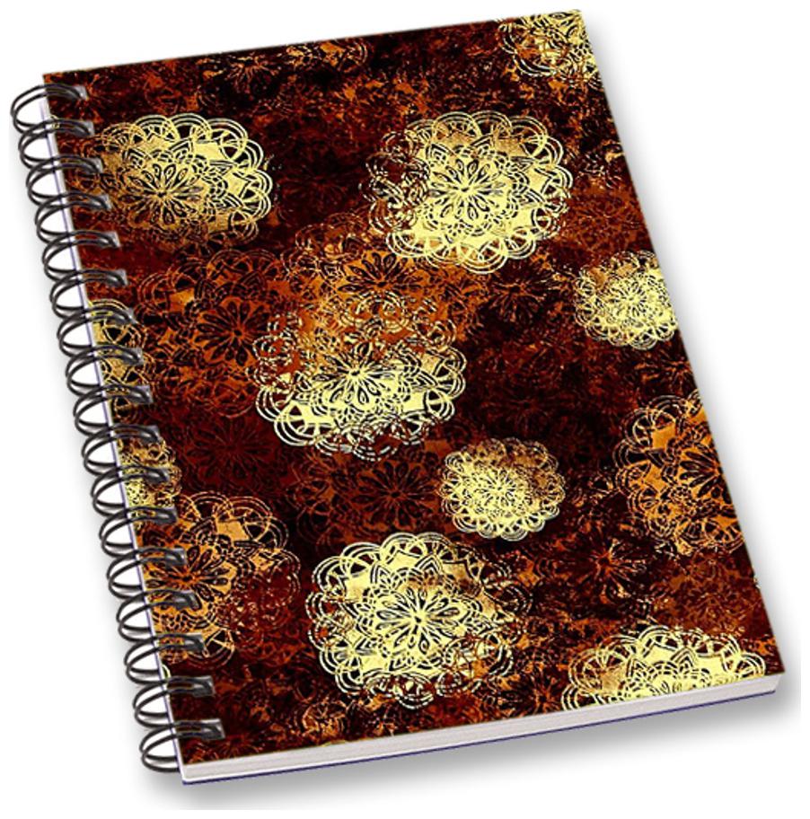 

RADANYA Floral A5 Notebook Wirebound Ruled Paper Diary