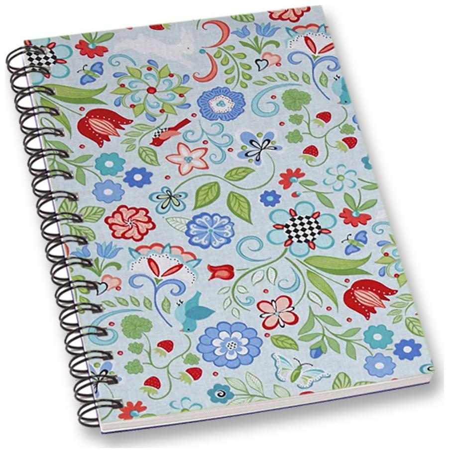 

RADANYA Floral A5 Notebook Wirebound Ruled Paper Diary