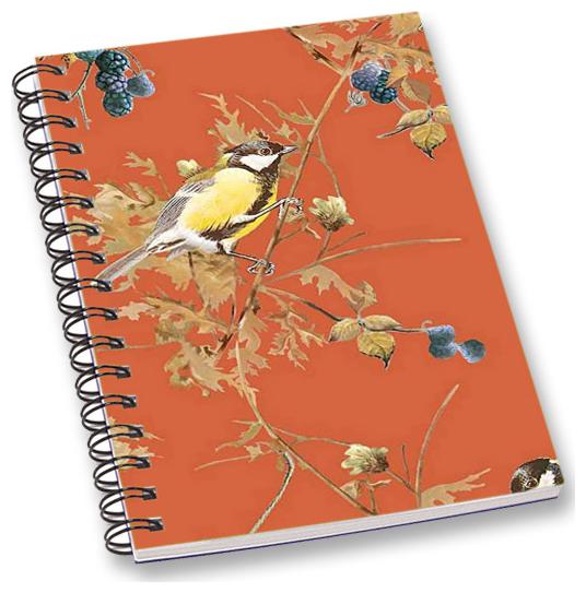 

RADANYA Floral Bird A5 Notebook Wirebound Ruled Paper Diary