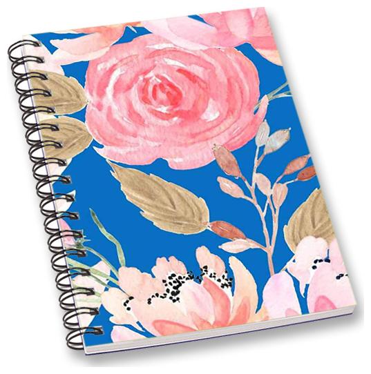 

RADANYA Floral A5 Notebook Wirebound Ruled Paper Diary