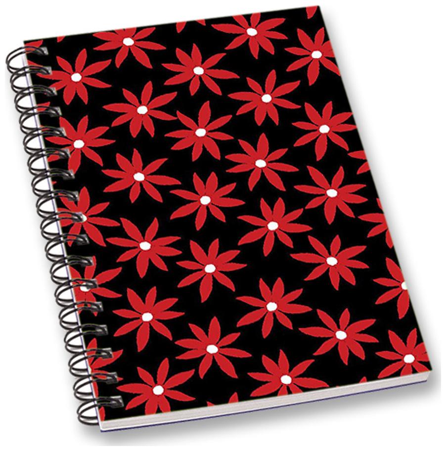 

RADANYA Floral A5 Notebook Wirebound Ruled Paper Diary