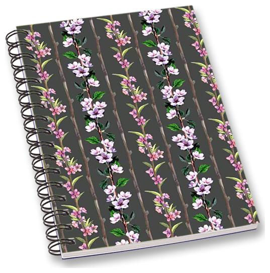 

RADANYA Floral A5 Notebook Wirebound Ruled Paper Diary