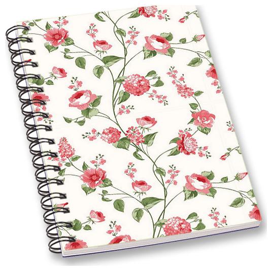 

RADANYA Floral A5 Notebook Wirebound Ruled Paper Diary