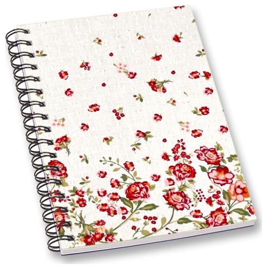 

RADANYA Floral A5 Notebook Wirebound Ruled Paper Diary