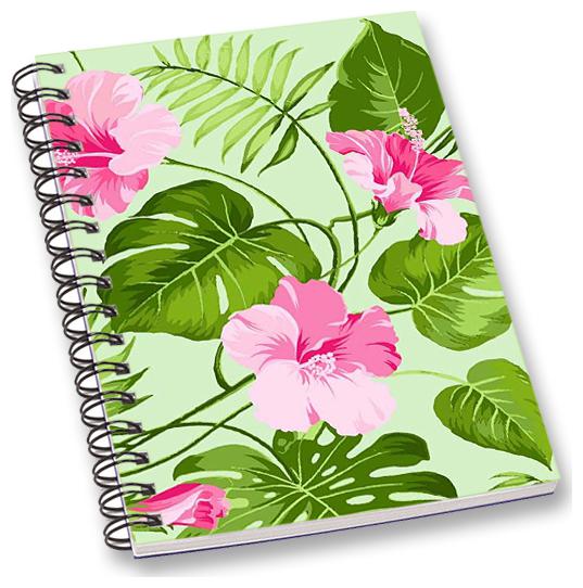 

RADANYA Floral A5 Notebook Wirebound Ruled Paper Diary