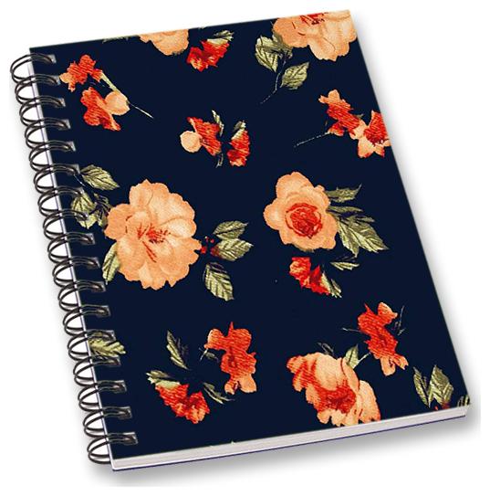 

RADANYA Floral A5 Notebook Wirebound Ruled Paper Diary