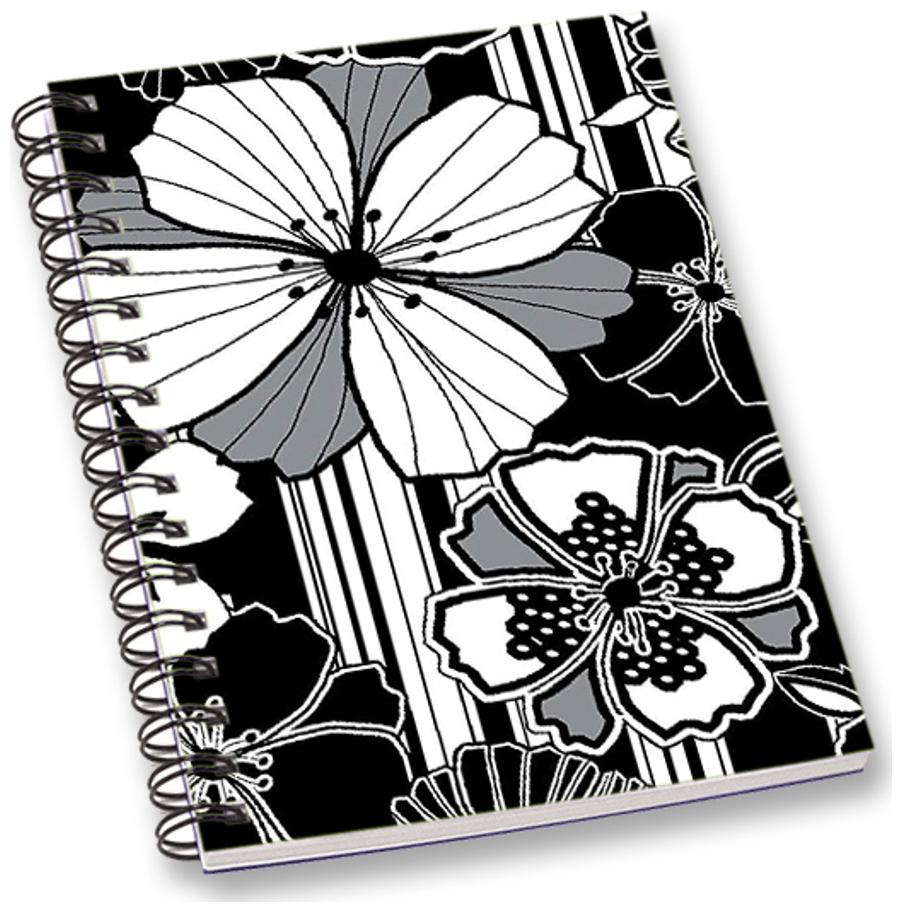 

RADANYA Floral A5 Notebook Wirebound Ruled Paper Diary