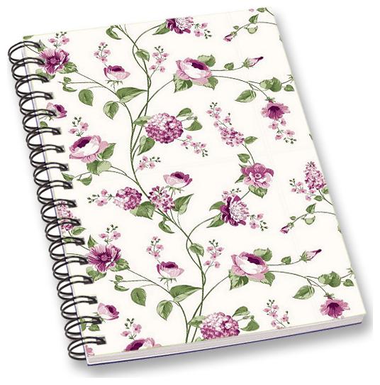 

RADANYA Floral A5 Notebook Wirebound Ruled Paper Diary