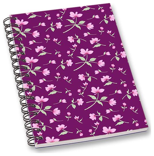 

RADANYA Floral A5 Notebook Wirebound Ruled Paper Diary