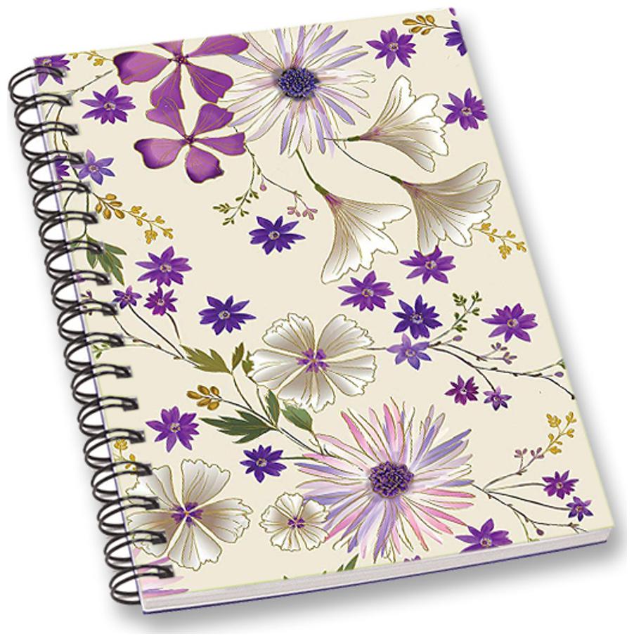 

RADANYA Floral A5 Notebook Wirebound Ruled Paper Diary