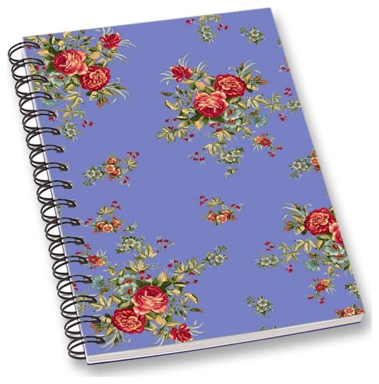 

RADANYA Floral A5 Notebook Wirebound Ruled Paper Diary
