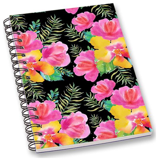 

RADANYA Floral A5 Notebook Wirebound Ruled Paper Diary