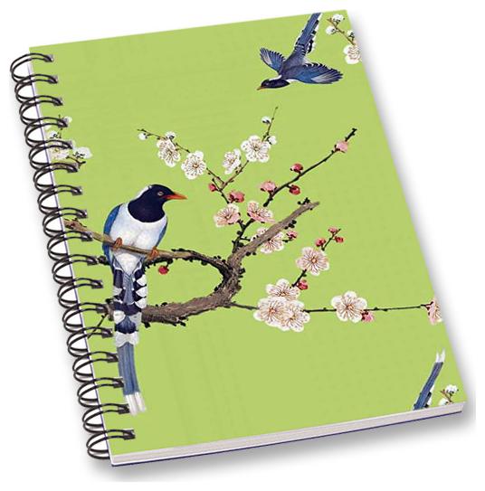 

RADANYA Floral Bird A5 Notebook Wirebound Ruled Paper Diary