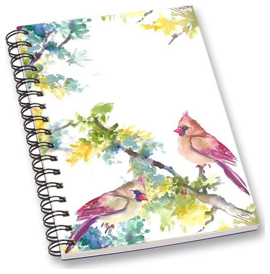 

RADANYA Floral Bird A5 Notebook Wirebound Ruled Paper Diary