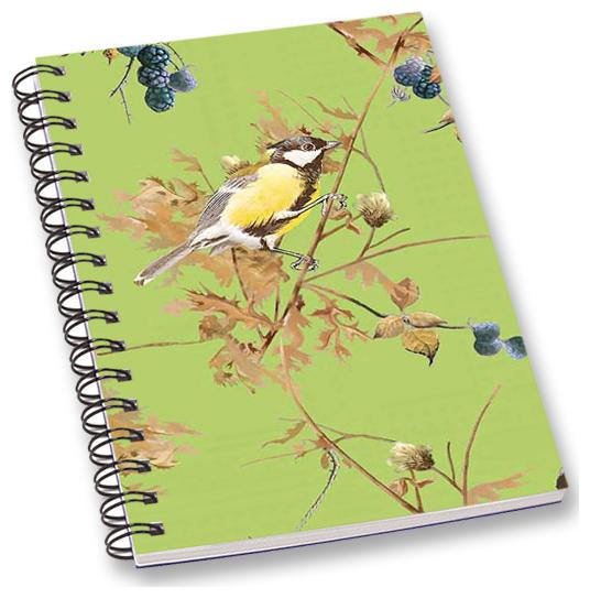 

RADANYA Floral Bird A5 Notebook Wirebound Ruled Paper Diary