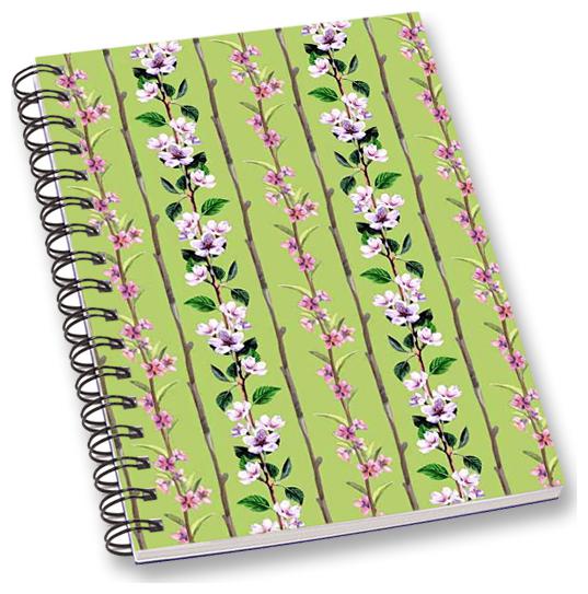

RADANYA Floral A5 Notebook Wirebound Ruled Paper Diary