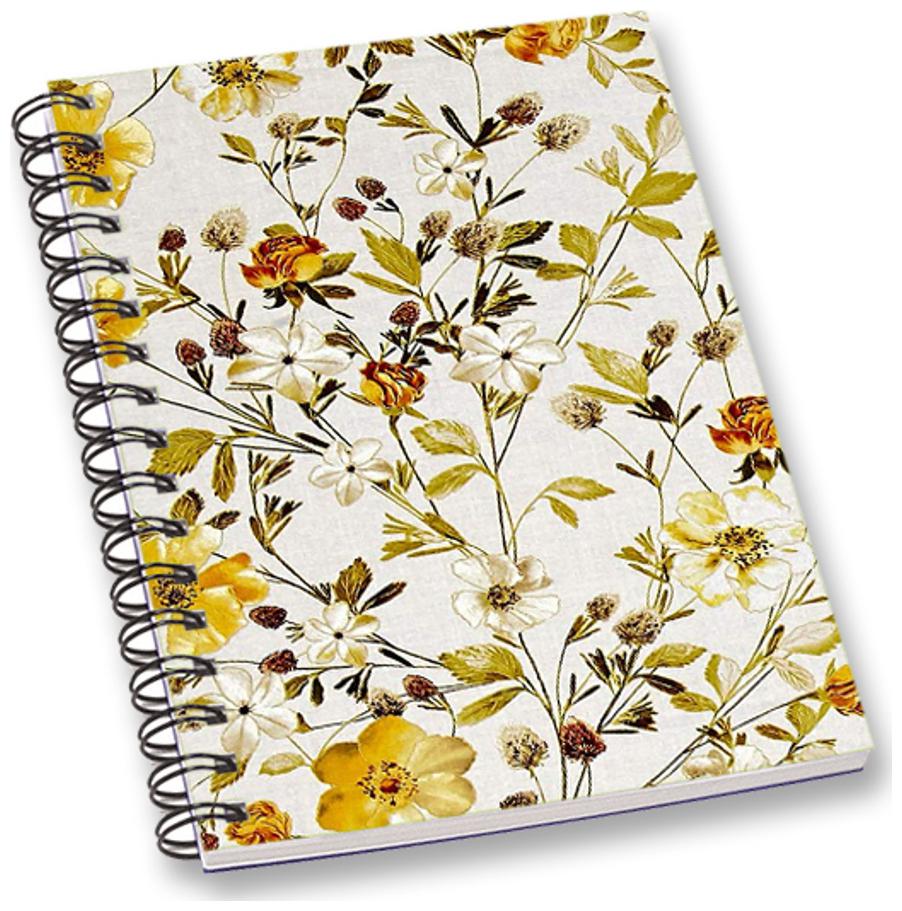 

RADANYA Floral A5 Notebook Wirebound Ruled Paper Diary