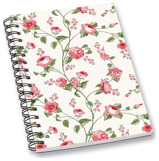 

RADANYA Floral A5 Notebook Wirebound Ruled Paper Diary