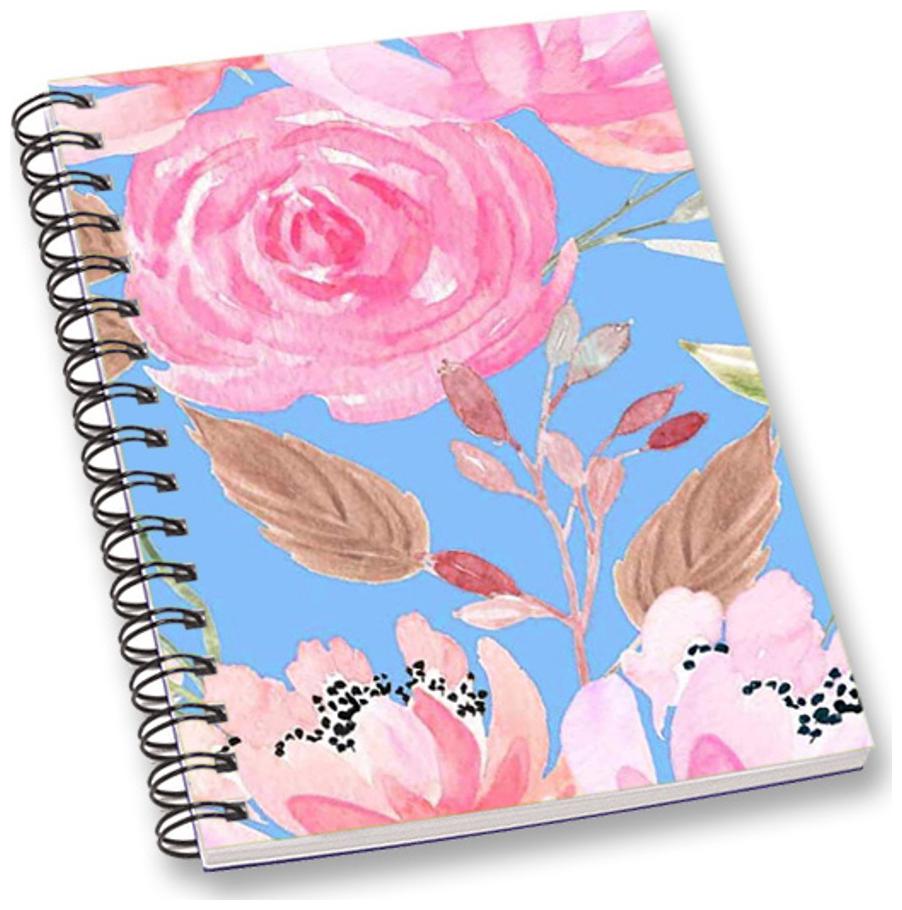 

RADANYA Floral A5 Notebook Wirebound Ruled Paper Diary