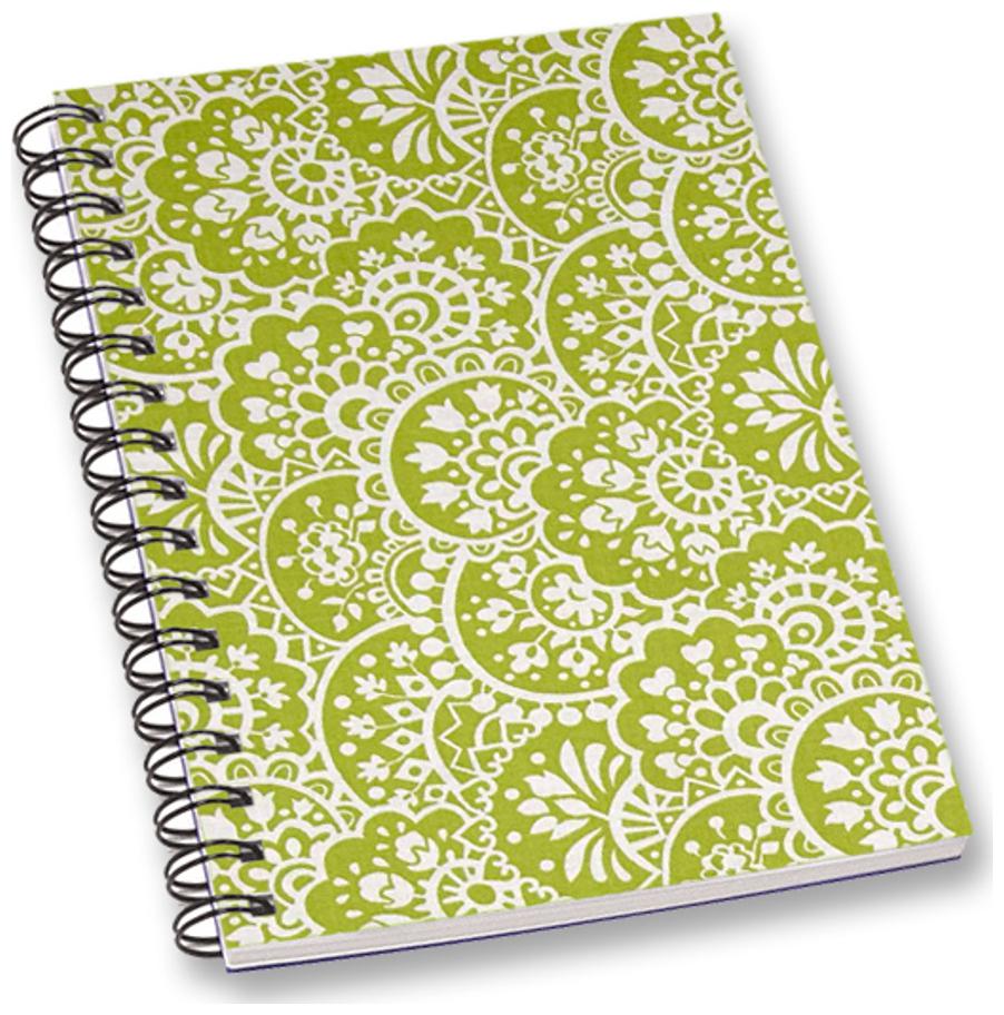 

RADANYA Floral A5 Notebook Wirebound Ruled Paper Diary