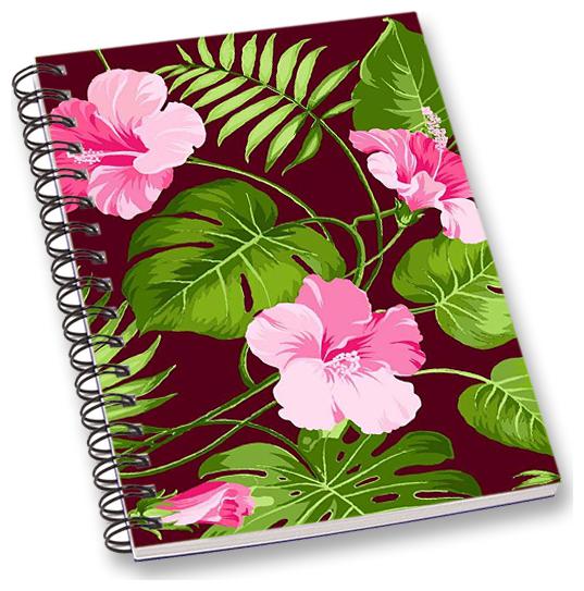 

RADANYA Floral A5 Notebook Wirebound Ruled Paper Diary