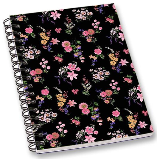 

RADANYA Floral A5 Notebook Wirebound Ruled Paper Diary