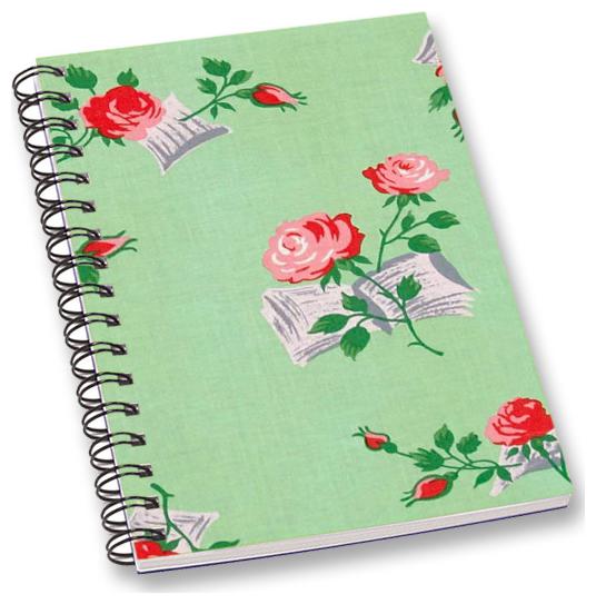 

RADANYA Floral A5 Notebook Wirebound Ruled Paper Diary