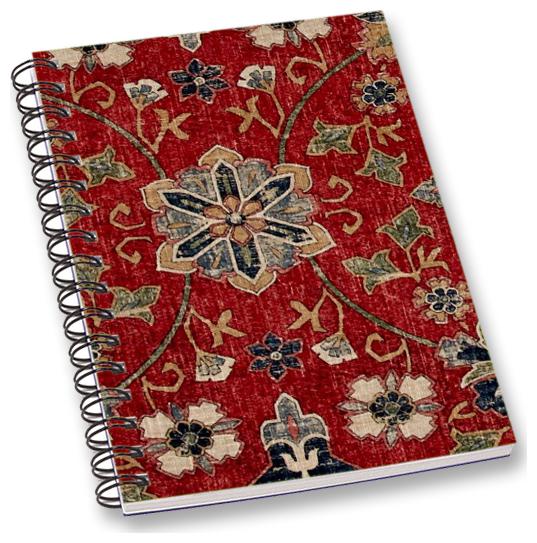 

RADANYA Floral A5 Notebook Wirebound Ruled Paper Diary