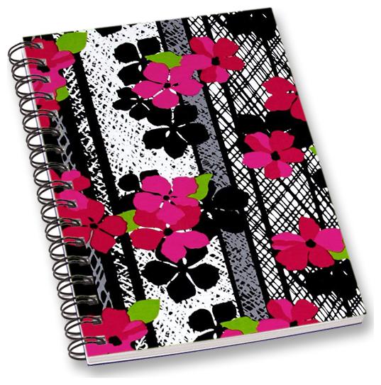 

RADANYA Floral A5 Notebook Wirebound Ruled Paper Diary