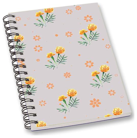 

RADANYA Floral A5 Notebook Wirebound Ruled Paper Diary