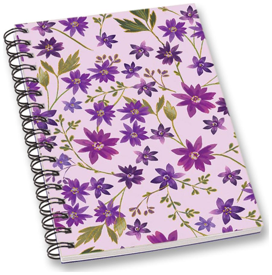 

RADANYA Floral A5 Notebook Wirebound Ruled Paper Diary