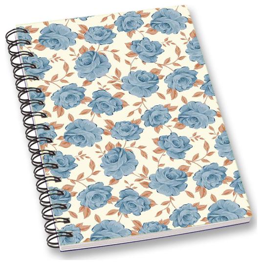 

RADANYA Floral A5 Notebook Wirebound Ruled Paper Diary