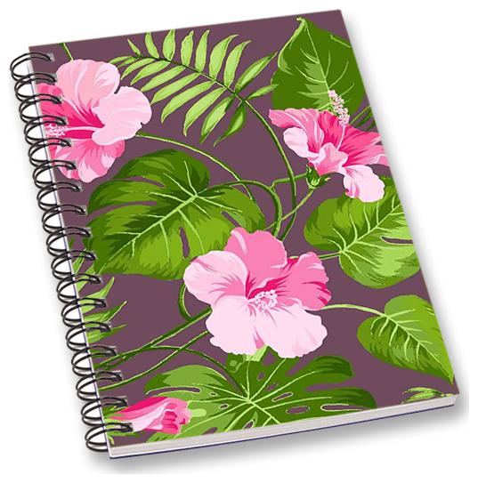 

RADANYA Floral A5 Notebook Wirebound Ruled Paper Diary