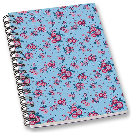 

RADANYA Floral A5 Notebook Wirebound Ruled Paper Diary