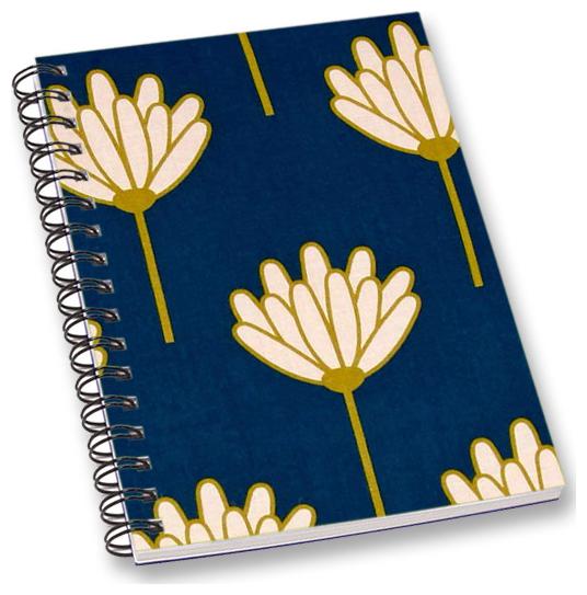 

RADANYA Floral A5 Notebook Wirebound Ruled Paper Diary