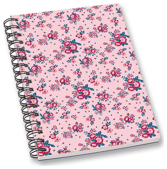 

RADANYA Floral A5 Notebook Wirebound Ruled Paper Diary